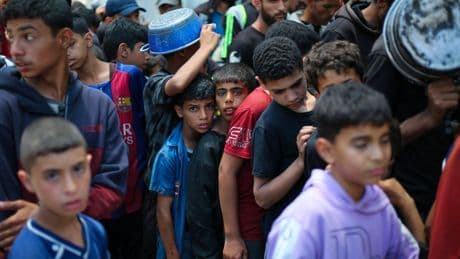 ‘At least 24 Palestinians killed’ near Gaza aid site as Israeli military open fire