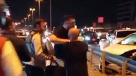 Alkollü sürücüyü darp etmek istediler