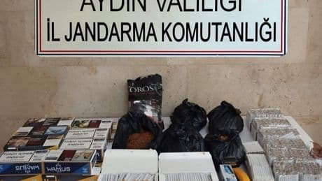 Aydın’da 3 bin 500 bandrolsüz sigara ele geçirildi