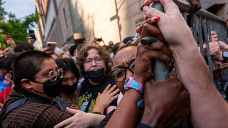 NYPD arrests pro-Palestinian demonstrators after Columbia University library protest