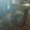 Moment thief smashes glass cabinet and steals £80,000 candelabra inside historic castle - as he is jailed for almost three years