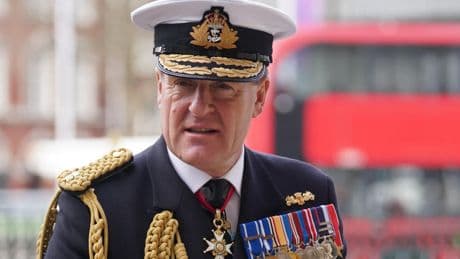 Head of Royal Navy ‘told to step back’ amid reports of ‘affair with subordinate’