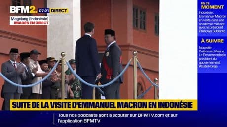 Emmanuel Macron élève le président indonésien au rang de grand-croix de la Légion d’honneur