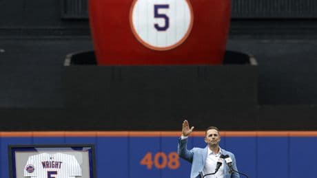 David Wright lands his place in Mets immortality as his No. 5 officially gets retired in emotional ceremony