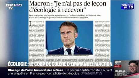 ZFE, MaPrimeRénov'... Emmanuel Macron dénonce le "détricotage" de plusieurs mesures écologiques