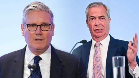 Three in five Brits ‘wouldn’t even trust Starmer or Farage to watch their bag’