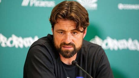 WE'RE HERE TO WIN! Rangers boss Russell Martin won't even consider battening down the hatches as his team take two-goal lead to Athens