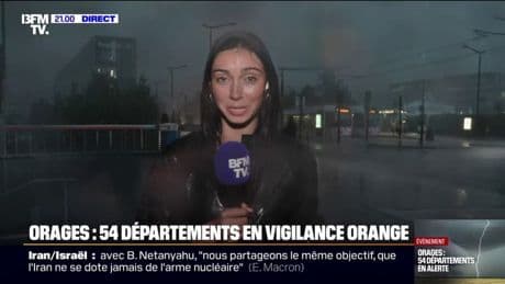 Orages: les fortes pluies ont commencé à Paris, d'importantes rafales de vent attendues