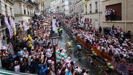 Tour de France: des clous jetés à Montmartre avant le passage des coureurs