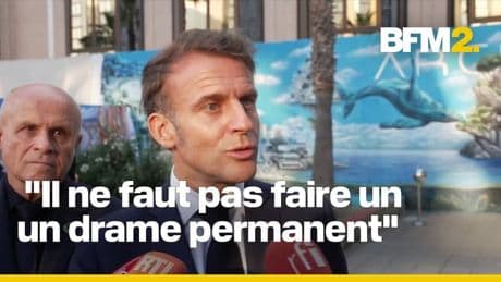 Absence de Donald Trump au sommet de l'Onu : Emmanuel Macron s'est exprimé à Nice