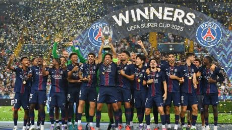 Un épico Paris Saint-Germain gana su primera Supercopa de Europa en los penaltis