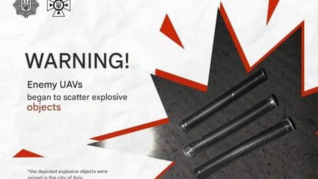 Confusion As Russian Drones Target Kyiv With Mystery Cluster Bombs