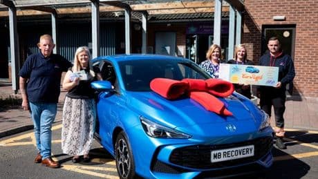 St Andrew’s Hospice launches annual car raffle with chance to win new MG MG3 car