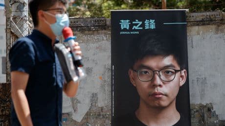 Hongkongse activist Joshua Wong opnieuw aangeklaagd