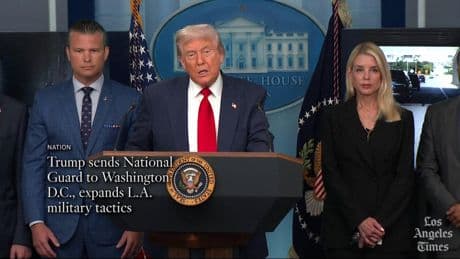 Trump expands L.A. military tactics by sending National Guard to Washington, D.C.
