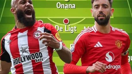 Man Utd dream XI next season after Fernandes decision, Mbeumo signs and 10 players leave