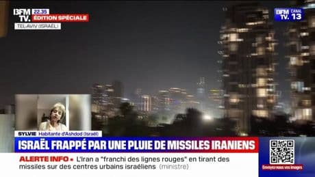 "C'est la première fois en 21 ans que je vois des tirs pareils": Sylvie, habitante d'Ashdod, au sud de Tel-Aviv, raconte la riposte iranienne sur Israël