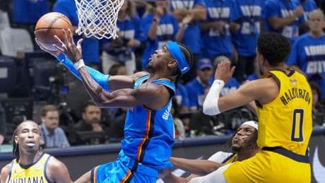 Oklahoma City Thunder trekt stand gelijk in finaleserie NBA tegen Pacers