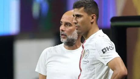 Manchester City boss Pep Guardiola confirms Rodri injury setback and comeback plan