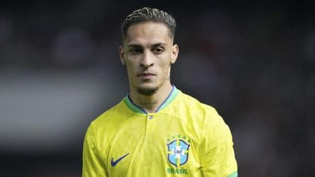 Antony está en la prelista de Ancelotti con Brasil