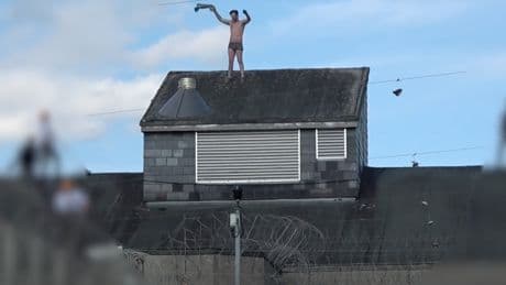 Inmate who staged rooftop prison protest cleared after using ‘cruel’ indefinite jail term as defence
