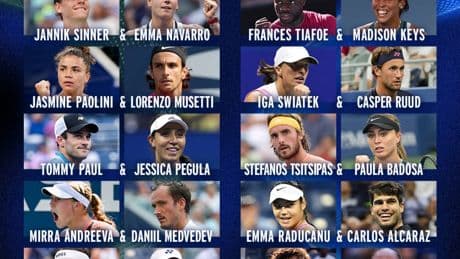 Carlos Alcaraz y Emma Raducanu serán pareja en el próximo US Open