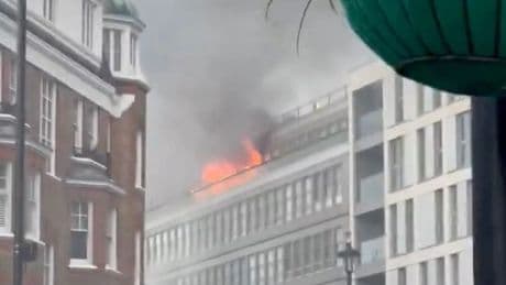 Westminster fire LIVE: 70 firefighters face Rochester Row flat blaze in London