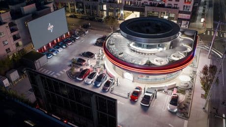 Robots serving popcorn, cybertruck food boxes and 66ft movie screens: Inside Elon Musk’s Tesla diner