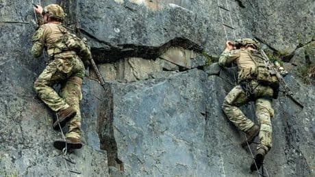Scots Royal Marines test commando skills in intense California mountain training