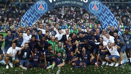 Le Paris Saint-Germain remporte la Supercoupe d’Europe en renversant Tottenham en fin de match