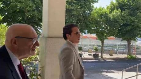 Ciro Grillo al tribunale di Tempio Pausania