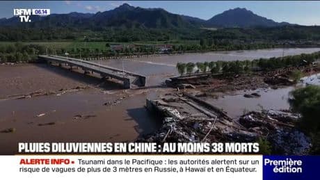 Des pluies diluviennes ont frappé la Chine et fait au moins 38 morts