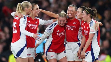 Renee Slegers backs Arsenal to ‘take opportunity’ to reach Women’s Champions League final ‘by the throat’