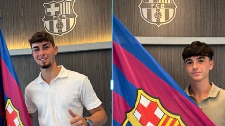 Con Pau Espí y Byron Mendoza ya son doce las joyas de La Masia que renuevan
