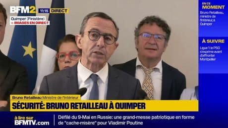 Criminalité organisée: "un grand combat national" pour Bruno Retailleau