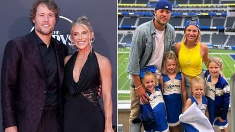 Matthew Stafford's wife has perfect response to wild theory claiming NFL star is dead after Rams injury scare