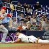 Alcántara works 7 sharp innings, Acosta homers for 1st career hit, Marlins beat Cardinals 6-2