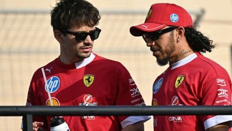Lewis Hamilton given 'slap around the ears' by Charles Leclerc as ex-F1 star lifts lid