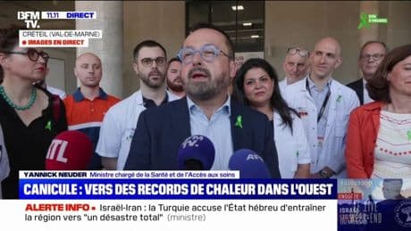 Le ministre de la Santé Yannick Neuder indique que la France va connaître "un été caniculaire"