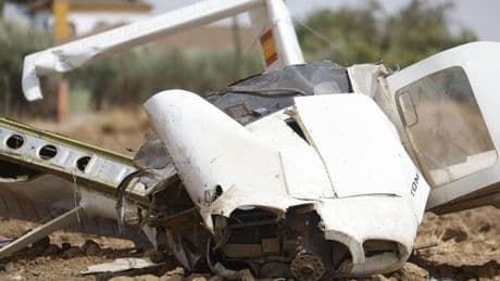 Dos muertos al estrellarse una avioneta en la provincia de Cádiz