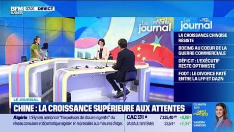 Chine: la croissance est supérieure aux attentes