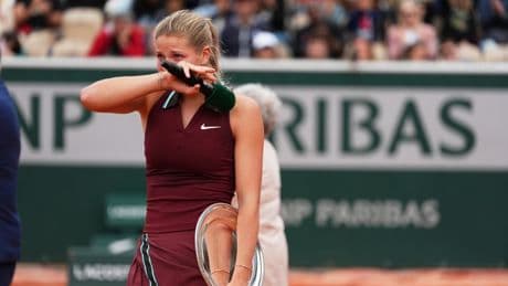 Brit sensation Hannah Klugman, 16, in tears as she’s ‘broken physically and mentally’ in French Open final