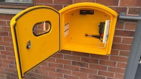 Life-saving defibrillator in Wishaw left useless after theft of electrode paddles