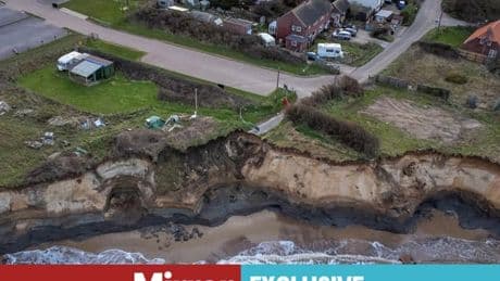 UK seaside village vanishing into the sea and the £15m plan to tackle it