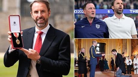 Gareth Southgate makes stunning England job admission after former Three Lions boss received a knighthood for services to football
