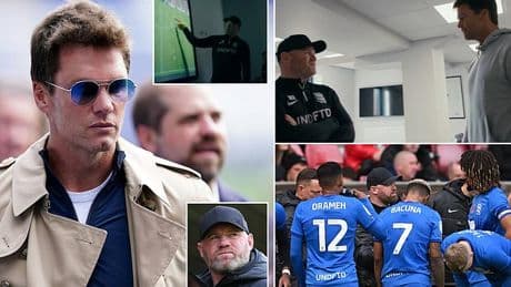Tom Brady hits out at Wayne Rooney's 'work ethic' in stunning behind-the-scenes footage as NFL icon shares 'lackadaisical' fear during Man United legend's doomed spell at Birmingham City