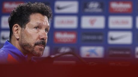 Simeone: "¿Correa? Si se queda o se va, que sea lo mejor para él"