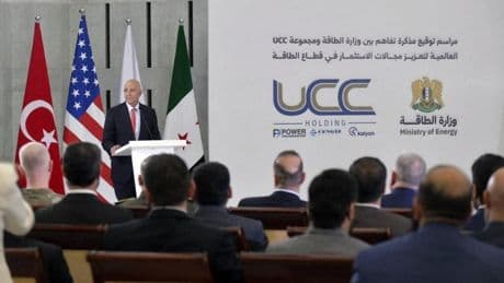 La Syrie signe un accord énergétique de 7 milliards de dollars avec un consortium international
