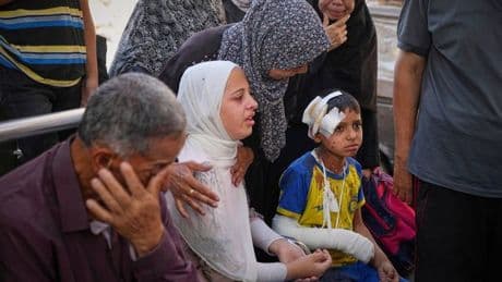 Israel 'kills at least 25 people waiting for aid' in Gaza as 'tanks and drones spark massacre'