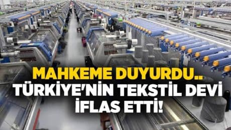 500'e yakın çalışanı bulunuyordu: 29 yıllık Türk tekstil devi resmen iflas etti!